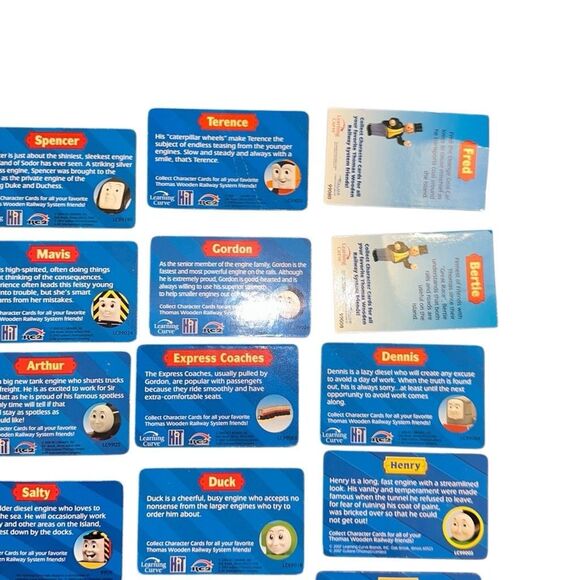 Lot of 36 Thomas The Tank Engine & Friends Train Collector Character Cards Rare - Picture 7 of 15